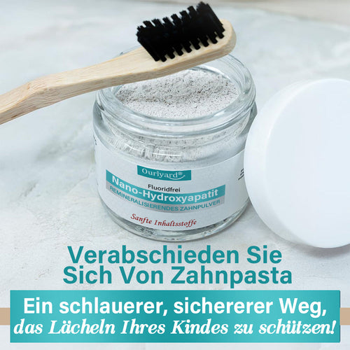 ✅Offizieller Shop | Ourlyard® Fluoridfreies Zahnpulver mit Nano-Hydroxyapatit🧑🏽⚕️