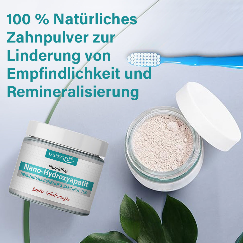 ✅Offizieller Shop | Ourlyard® Fluoridfreies Zahnpulver mit Nano-Hydroxyapatit🧑🏽⚕️