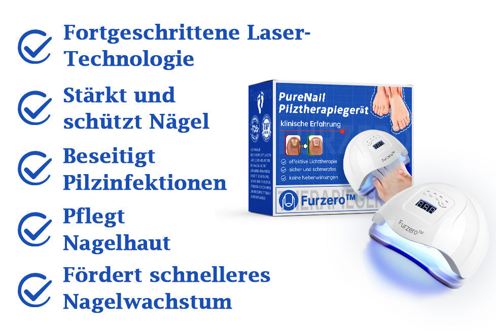 Furzero™ PureNail Pilz-Lasertherapiegerät