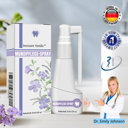 ✅Offizieller Shop | Instant Smile™ Nelkenöl Mundpflege-Spray🧑🏼‍⚕️Zertifiziert von der Deutschen Zahnärztekammer