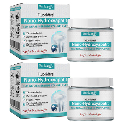 ✅Offizieller Shop | Ourlyard® Fluoridfreies Zahnpulver mit Nano-Hydroxyapatit🦷🦷