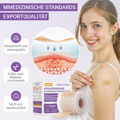 ✅Offizieller Shop |Ourlyard® Hyaluronsäure-Nano-Mikronadel-Reparaturpflaster🦅☑️(Behandlung von alten und neuen Narben, Reduktion von Operationsnarben, Dehnungsstreifen, Keloiden, Akne, Verbrennungen, Warzen, Hautverletzungen und Krampfadern.)