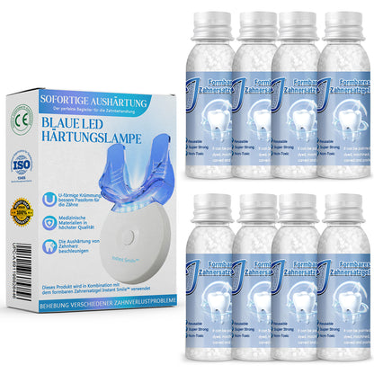✅Offizieller Shop | Instant Smile™ Blaulicht-Härtungslampe und Zahnersatzmaterialien✅CE-Kennzeichnung erhalten(Zur Reparatur von fehlenden Zähnen, gebrochenen Zähnen und Zahnlücken)🏥🏥